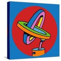 Loop Duo Circle-Howie Green-Stretched Canvas