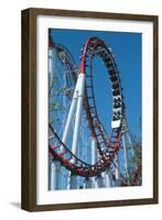 Loop Section of a Rollercoaster Ride-Kaj Svensson-Framed Photographic Print