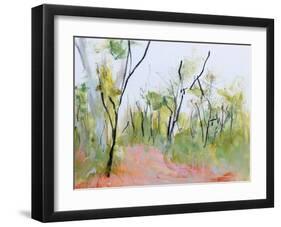 Loop Trail Through Swamp Oak Woodland-Ann Gordon-Framed Art Print