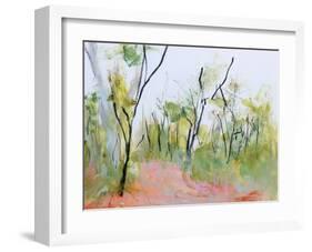 Loop Trail Through Swamp Oak Woodland-Ann Gordon-Framed Art Print