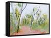 Loop Trail Through Swamp Oak Woodland-Ann Gordon-Framed Stretched Canvas