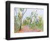 Loop Trail Through Swamp Oak Woodland-Ann Gordon-Framed Art Print