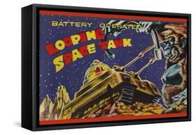 Looping Space Tank-null-Framed Stretched Canvas
