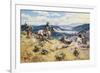 Loops and Swift Horses are Surer than Lead-Charles Marion Russell-Framed Premium Giclee Print