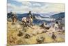 Loops and Swift Horses are Surer than Lead-Charles Marion Russell-Mounted Premium Giclee Print