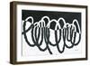 Loops III Dark-Kathy Ferguson-Framed Art Print