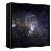 Loops of NGC 3576-Stocktrek Images-Framed Stretched Canvas