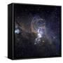 Loops of NGC 3576-Stocktrek Images-Framed Stretched Canvas