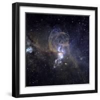 Loops of NGC 3576-Stocktrek Images-Framed Photographic Print