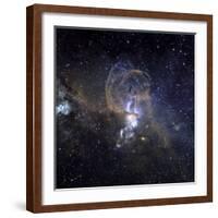 Loops of NGC 3576-Stocktrek Images-Framed Photographic Print