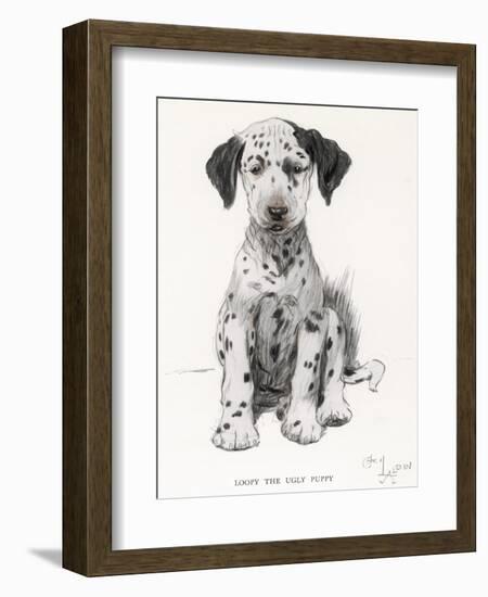 Loopy the Ugly Puppy-Cecil Aldin-Framed Photographic Print