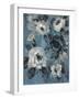 Loose Flowers on Dusty Blue II-Silvia Vassileva-Framed Art Print