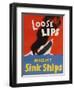Loose Lips Might Sink Ships-David Pollack-Framed Giclee Print