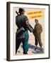 Loose Talk Can Cause This, 1942-Adolph Treidler-Framed Giclee Print