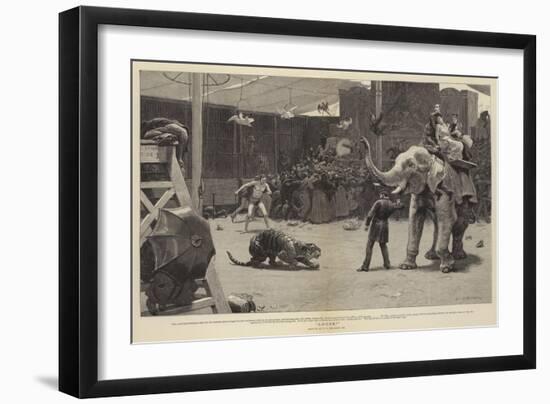 Loose!-John Charles Dollman-Framed Giclee Print