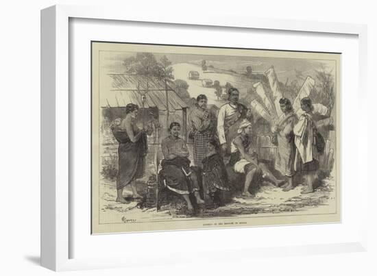 Looshais on the Frontier of Bengal-Felix Regamey-Framed Giclee Print