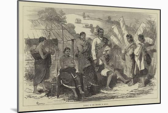 Looshais on the Frontier of Bengal-Felix Regamey-Mounted Giclee Print