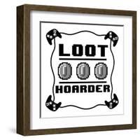 Loot Hoarder-Marcus Prime-Framed Art Print