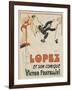 Lopez et son comique Victor Fratellini-null-Framed Giclee Print