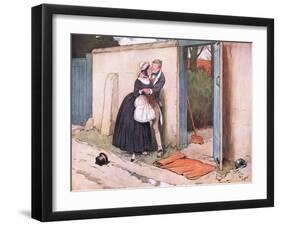 "Lor, Do Adun, Mr Weller!"-Cecil Aldin-Framed Giclee Print