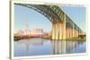 Lorain Carnegie Bridge, Cleveland, Ohio-null-Stretched Canvas