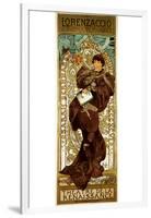 Loranzaccio -Theatre Renaissance-Alphonse Mucha-Framed Art Print