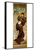 Loranzaccio -Theatre Renaissance-Alphonse Mucha-Framed Stretched Canvas