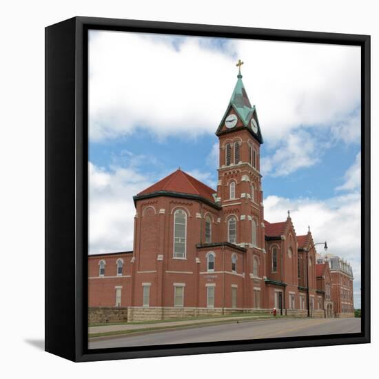 Loras College Founded in 1839, Dubuque, Iowa, Usa-Jamie & Judy Wild-Framed Stretched Canvas
