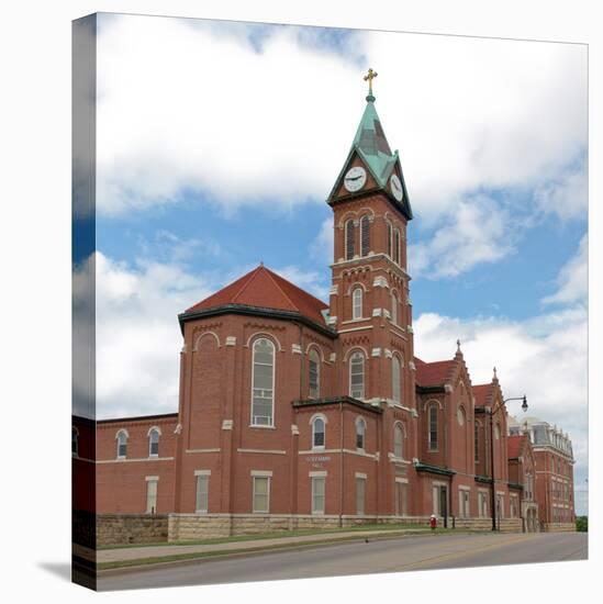 Loras College Founded in 1839, Dubuque, Iowa, Usa-Jamie & Judy Wild-Stretched Canvas