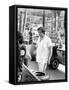 Lord Alexander Hesketh at the Monaco Grand Prix, 1973-null-Framed Stretched Canvas