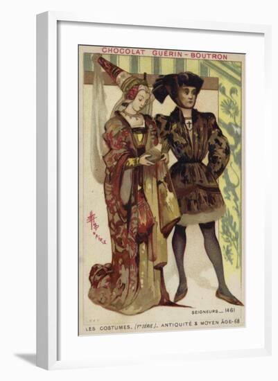 Lord and Lady, 1461-null-Framed Giclee Print