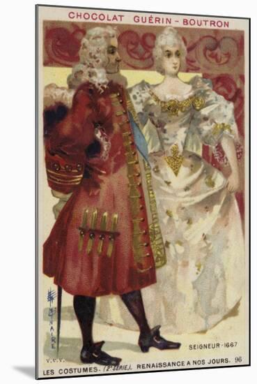 Lord and Lady, 1667-null-Mounted Giclee Print