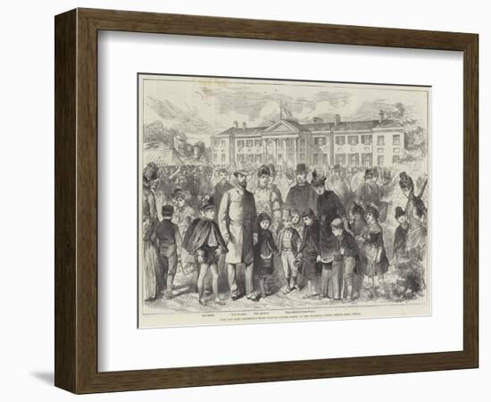 Lord and Lady Aberdeen's Irish Costume Garden Party, at the Viceregal Lodge, Phoenix Park, Dublin-null-Framed Giclee Print