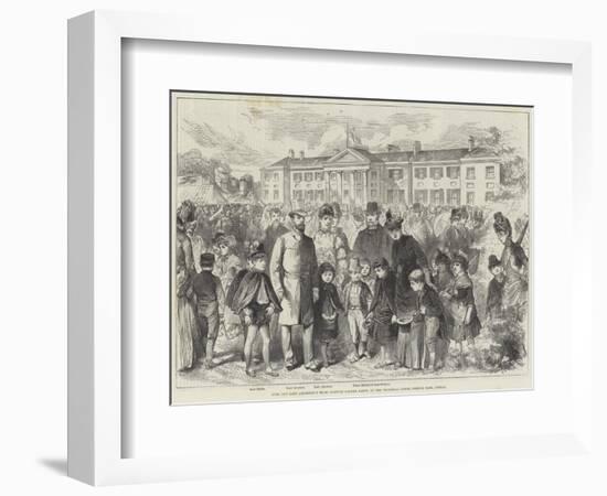 Lord and Lady Aberdeen's Irish Costume Garden Party, at the Viceregal Lodge, Phoenix Park, Dublin-null-Framed Giclee Print