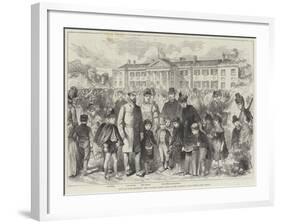 Lord and Lady Aberdeen's Irish Costume Garden Party, at the Viceregal Lodge, Phoenix Park, Dublin-null-Framed Giclee Print