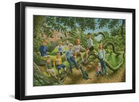 Lord and Lady Boyd and their Grandchildren, 2001-Vincent Yorke-Framed Giclee Print