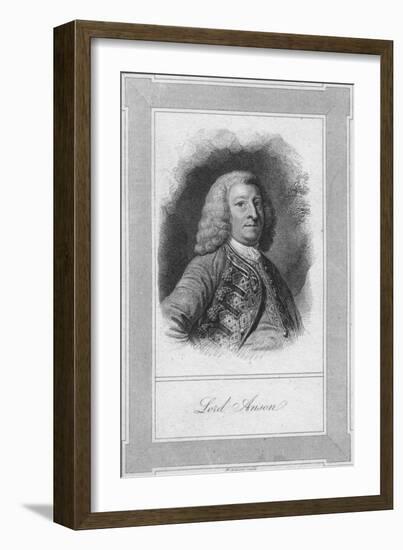 Lord Anson, 1762-Henry Adlard-Framed Giclee Print