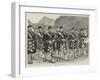 Lord Archibald Campbell and His Pipers Marching Through the Pass of Glencoe-William Lockhart Bogle-Framed Giclee Print