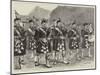 Lord Archibald Campbell and His Pipers Marching Through the Pass of Glencoe-William Lockhart Bogle-Mounted Giclee Print