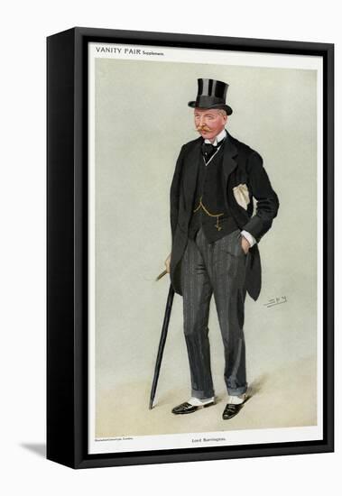 Lord Barrington, Vanity Fair-Leslie Ward-Framed Stretched Canvas