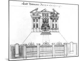 Lord Bateman's House in Soho Square, 1764-Haynes King-Mounted Giclee Print
