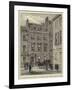 Lord Beaconsfield's House at 19, Curzon-Street, Mayfair, Where He Died-Frank Watkins-Framed Giclee Print