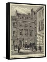 Lord Beaconsfield's House at 19, Curzon-Street, Mayfair, Where He Died-Frank Watkins-Framed Stretched Canvas