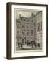 Lord Beaconsfield's House at 19, Curzon-Street, Mayfair, Where He Died-Frank Watkins-Framed Giclee Print