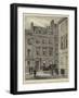 Lord Beaconsfield's House at 19, Curzon-Street, Mayfair, Where He Died-Frank Watkins-Framed Giclee Print