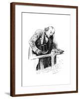 Lord Beaconsfield's Last Appearance, House of Commons, Late 19th Century-Swain-Framed Giclee Print