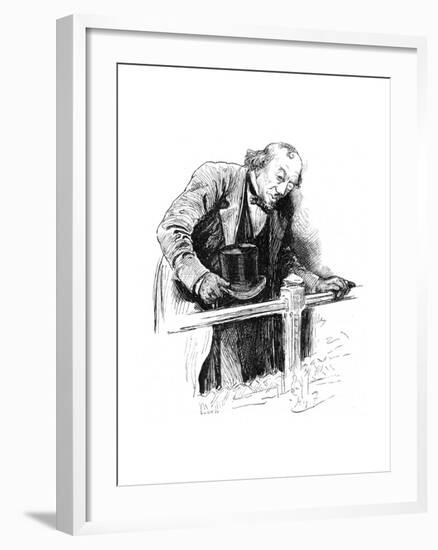 Lord Beaconsfield's Last Appearance, House of Commons, Late 19th Century-Swain-Framed Giclee Print