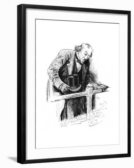 Lord Beaconsfield's Last Appearance, House of Commons, Late 19th Century-Swain-Framed Giclee Print