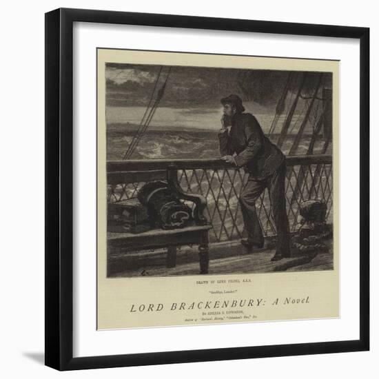 Lord Brackenbury, a Novel-Sir Samuel Luke Fildes-Framed Giclee Print