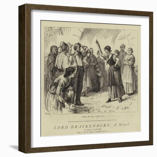 Lord Brackenbury, a Novel-Sir Samuel Luke Fildes-Framed Giclee Print